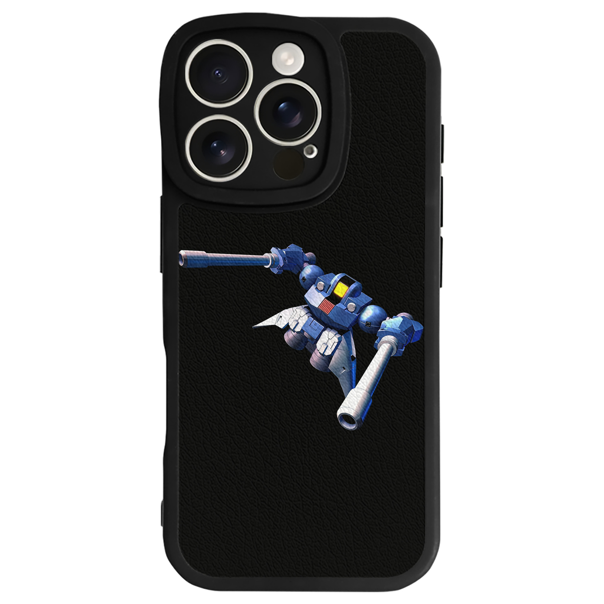 （画像用） 機動戦士ガンダム Mobile Suit Gundam 【iPhone 16シリーズ対応】シリコンスマホケース（レザー調） 材質：シリコン